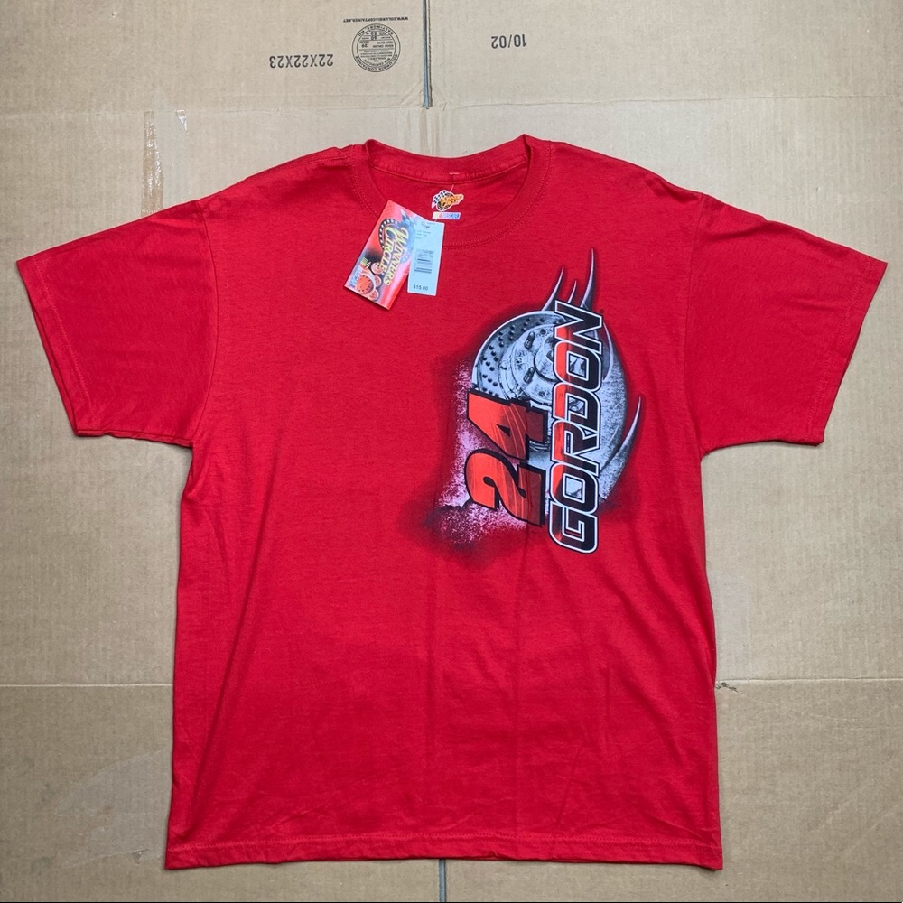2009 Jeff Gordon #24 Nascar Racing Red Size Large T Shirt New With Tags